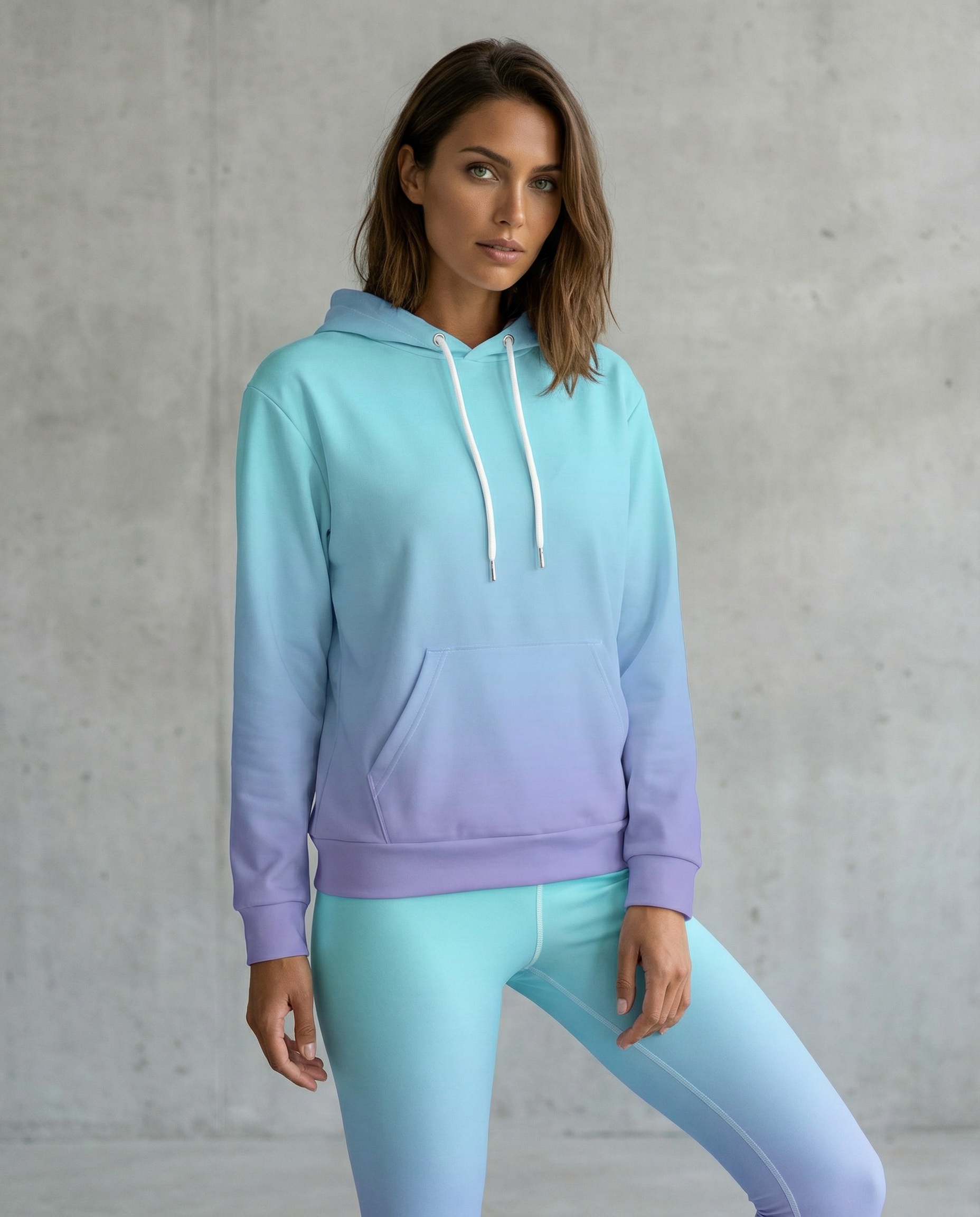 Marshmallow: Blue to Purple Unisex Hoodie